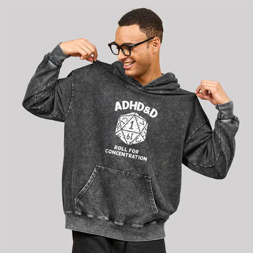 ADHScifi Geek Washed Hoodie